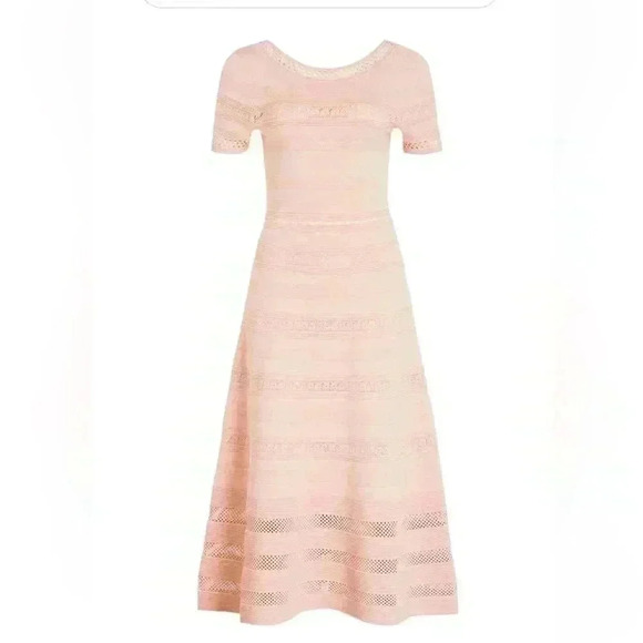 Sandro Paris A-Line mid length knit dress, size 42 or M in USA size. - Picture 2 of 10